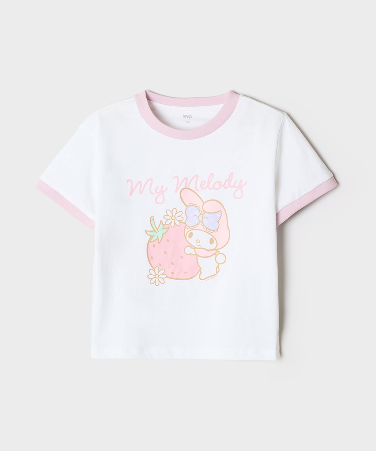 스파오 키즈(SPAO KIDS) [키즈] (산리오캐릭터즈) 스커트 상하세트 (RE)(Light Pink)_SPSMG37KG2