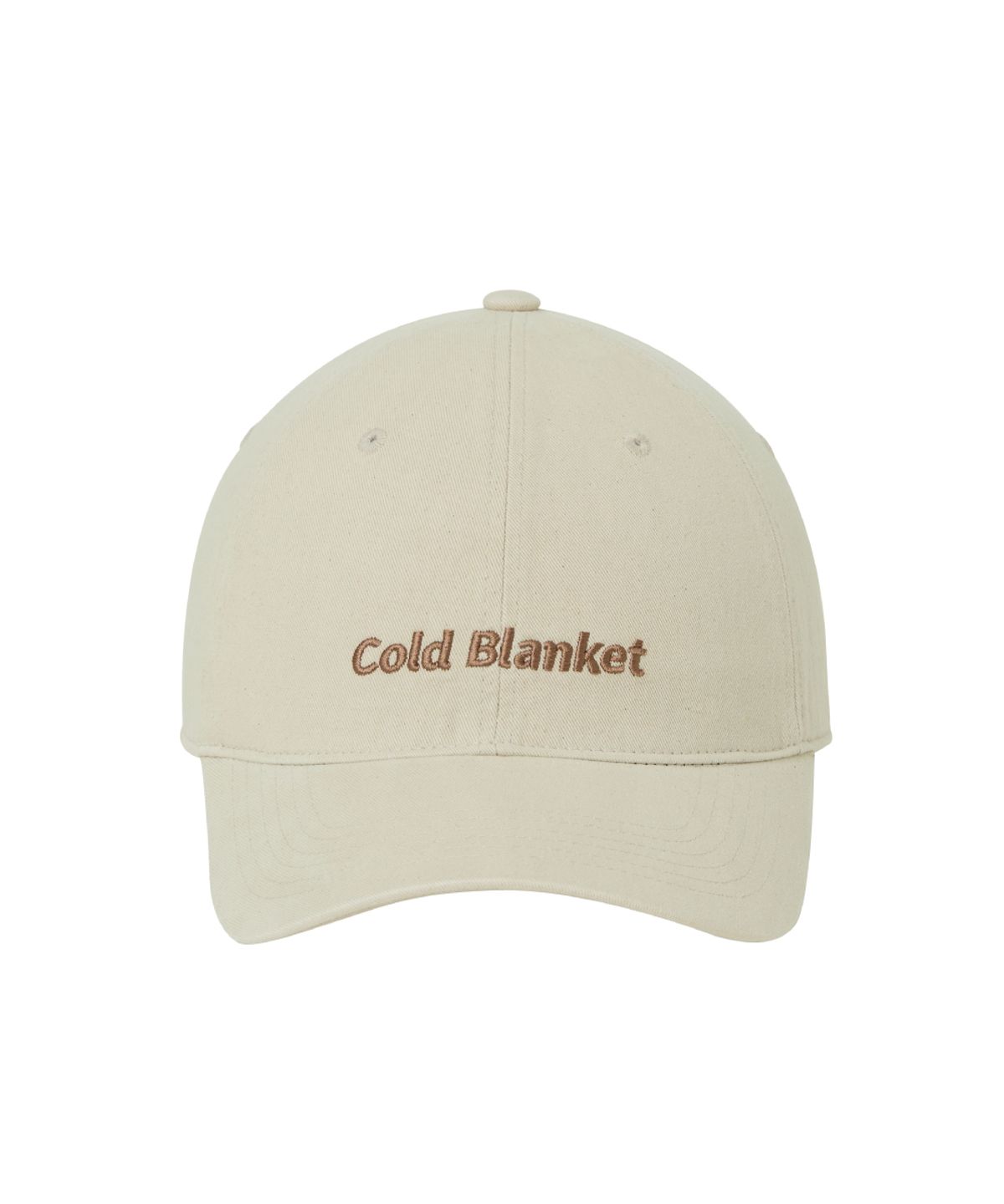 콜드블랭킷(COLD BLANKET) 브리티시 빈티지 워시드 코튼 볼캡 베이지