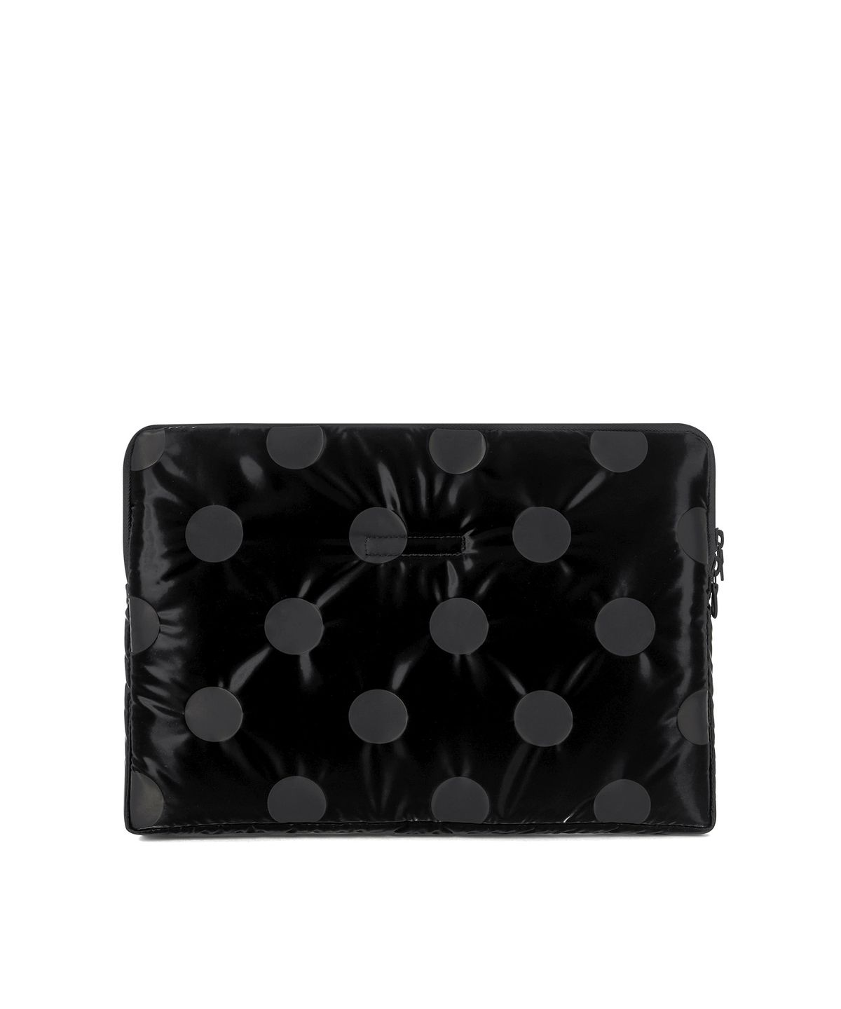 스위치(SWEETCH) CITY BOYS LAPTOP CASE Glossy Black Polka Dot
