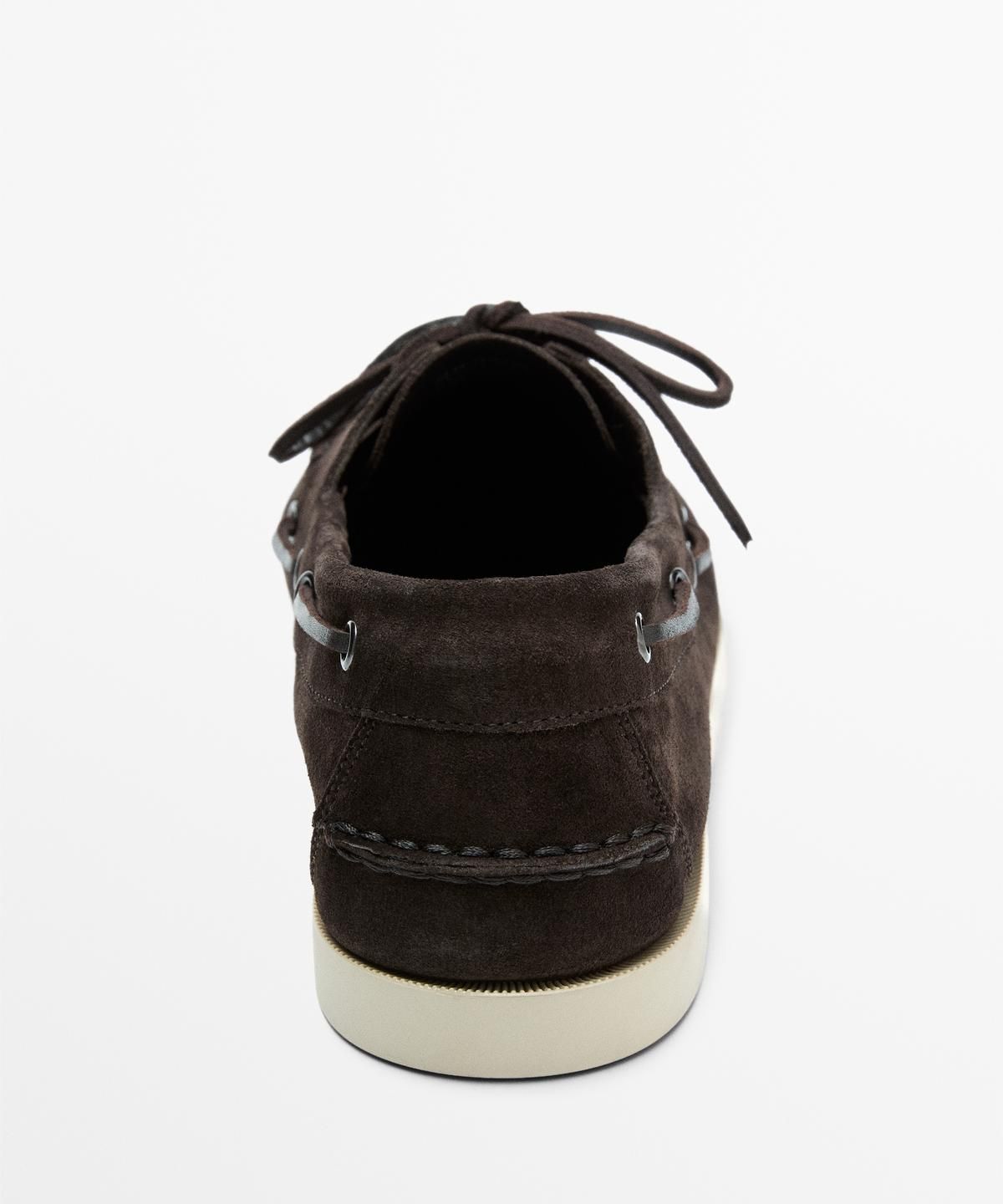 마시모두띠(MASSIMO DUTTI) 가죽 보트 슈즈