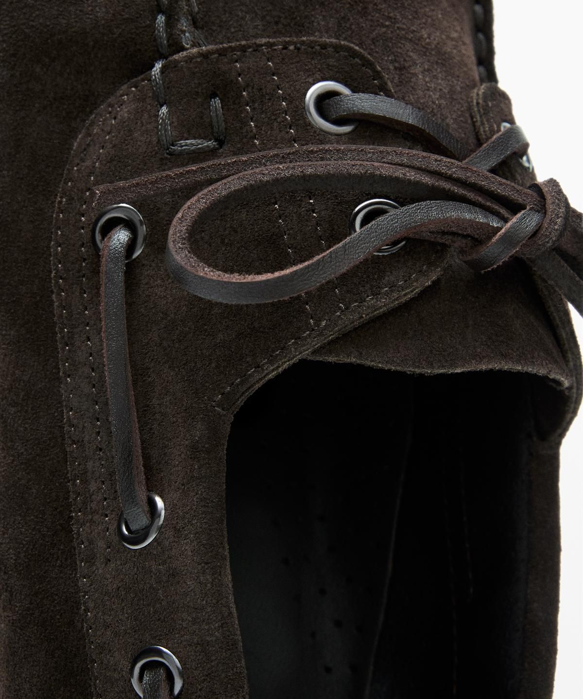 마시모두띠(MASSIMO DUTTI) 가죽 보트 슈즈