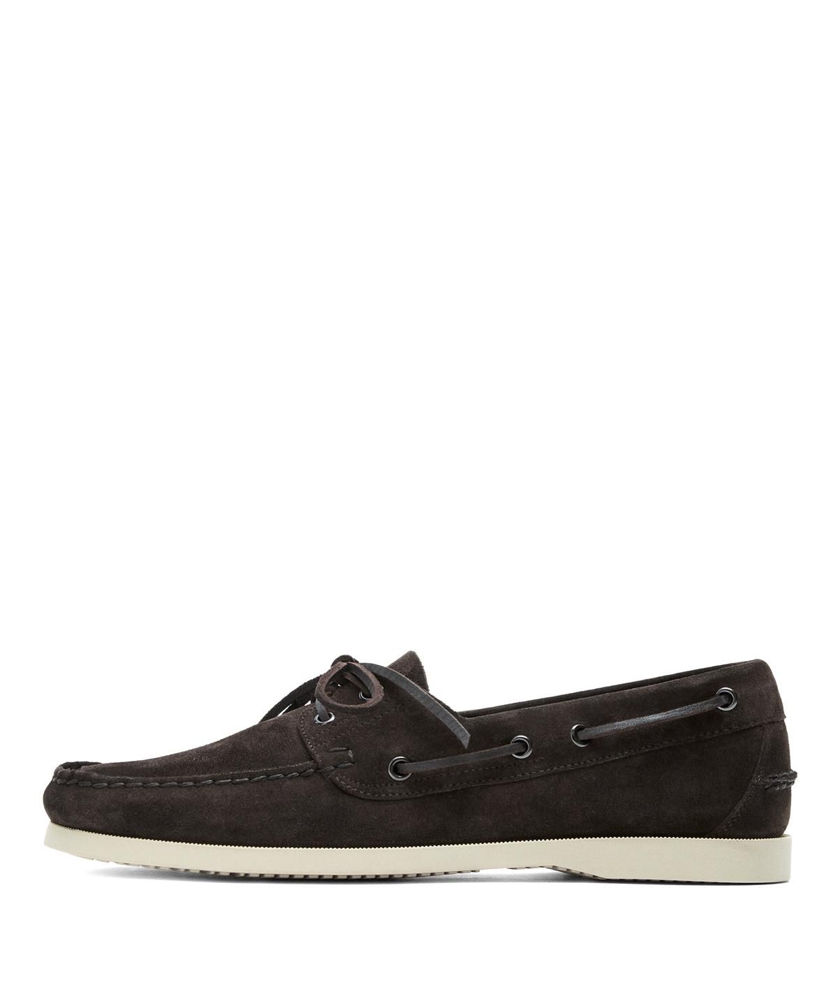마시모두띠(MASSIMO DUTTI) 가죽 보트 슈즈