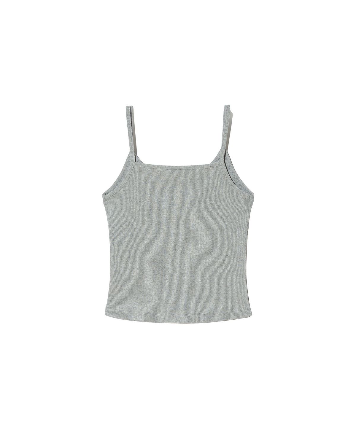 그라스플랜(GRASPLAN) V-Neck Strap Sleeveless_Melange Gray
