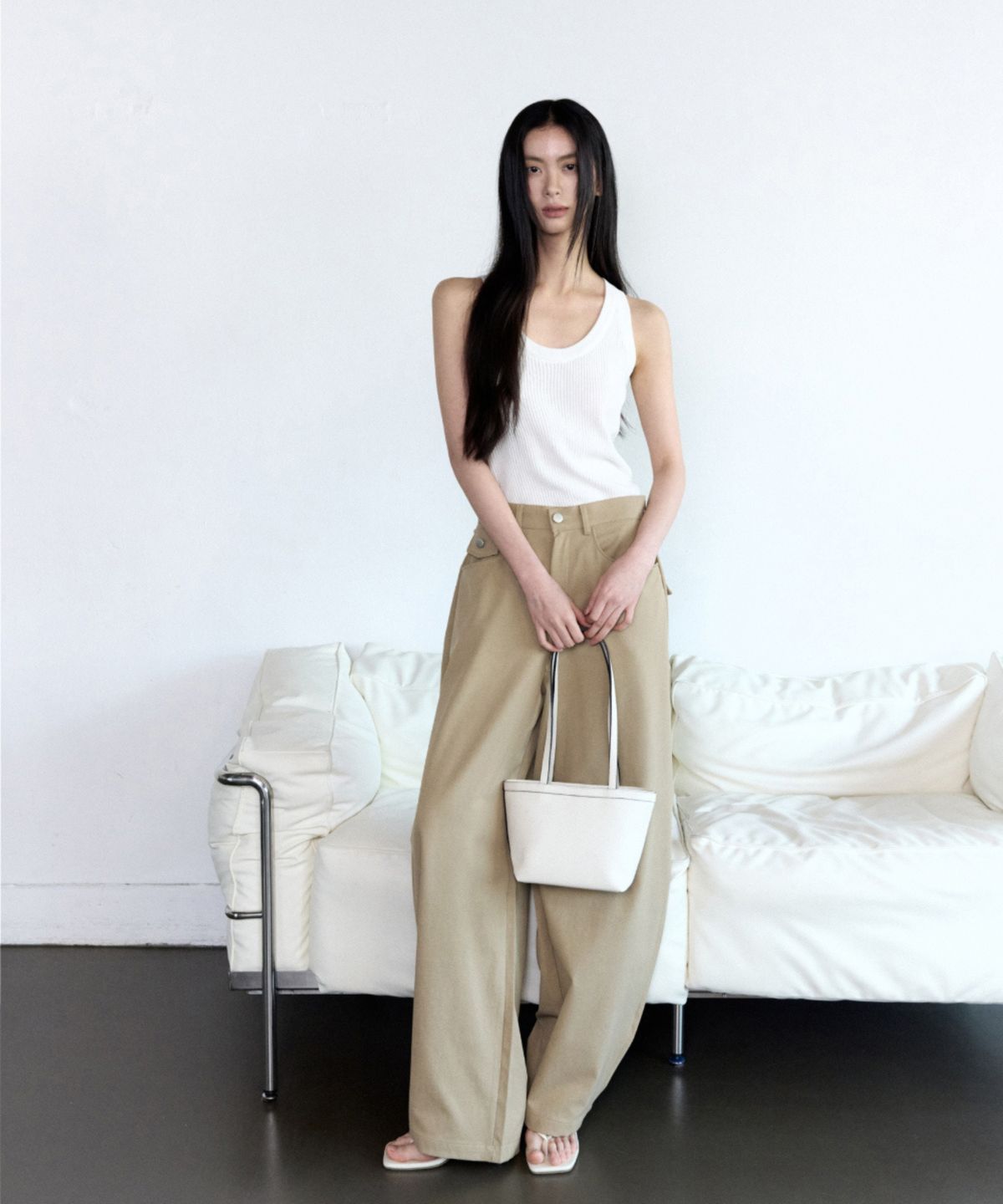 노이쉬(NOISCHE) Drope Mini Bag / 드로페 미니 백 IVORY