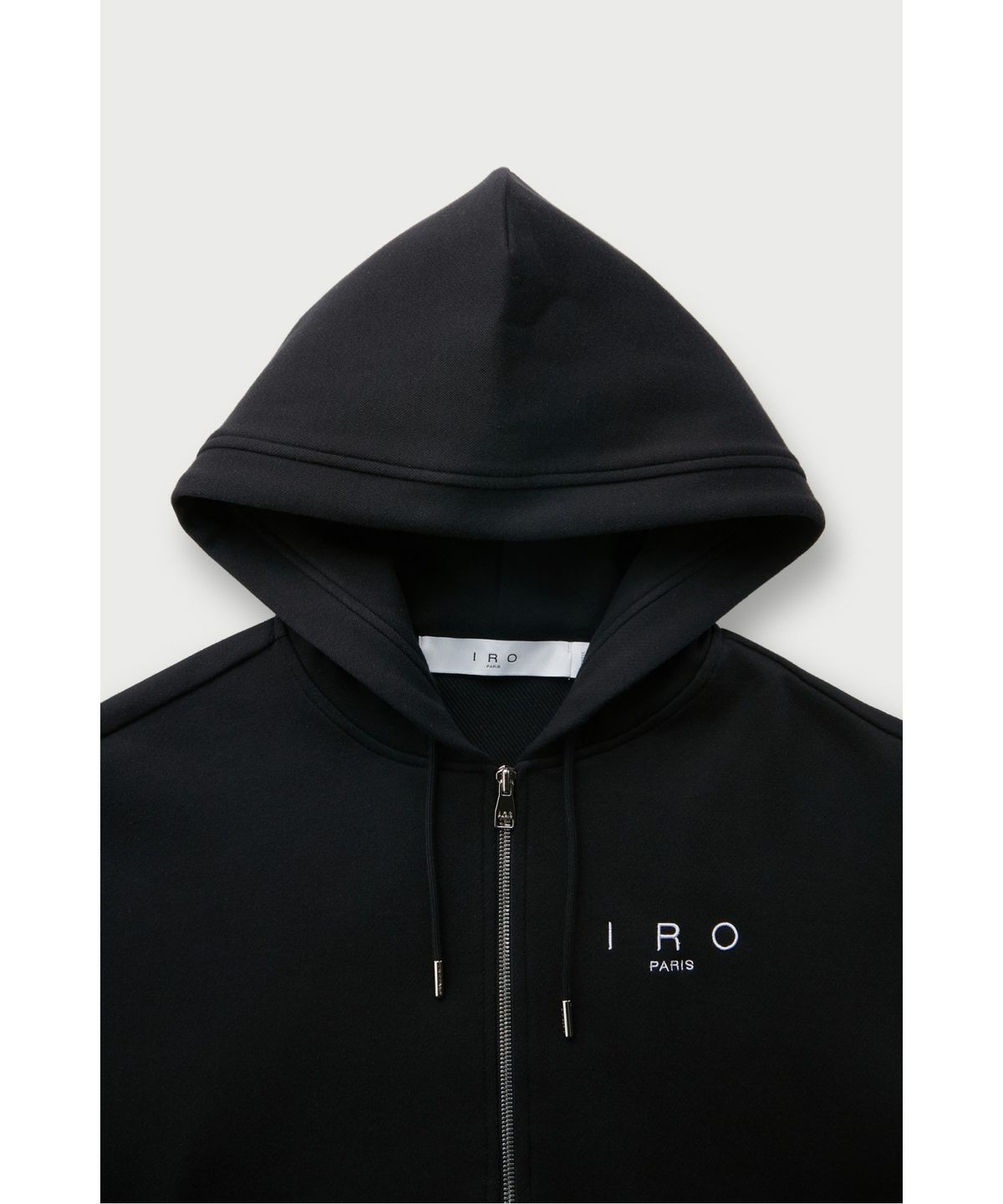 이로 우먼(IROWOMEN) 베이직 로고 후드집업 ILTSX26802BKX