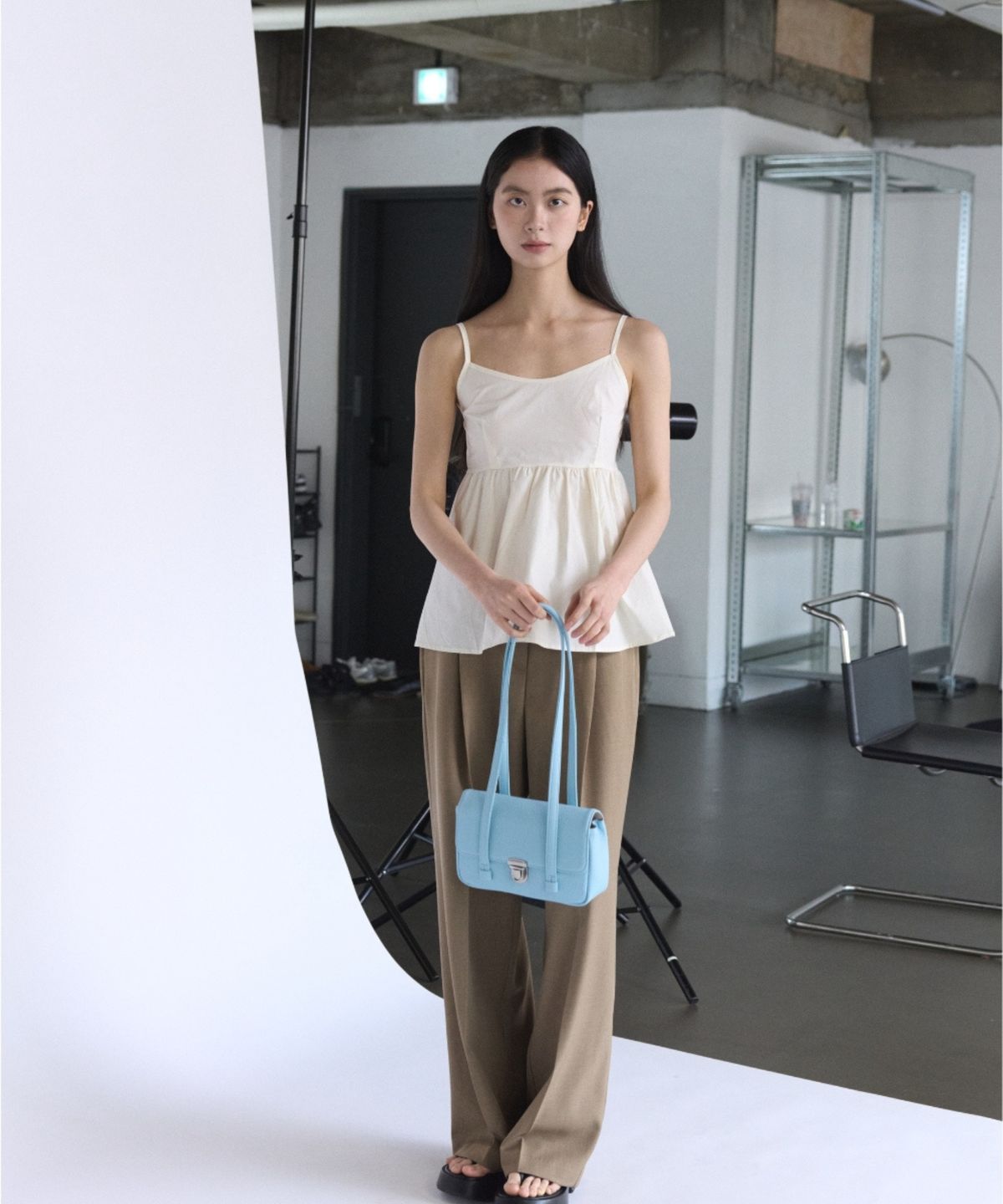 노이쉬(NOISCHE) Lune Bag / 룬 백 SKY BLUE