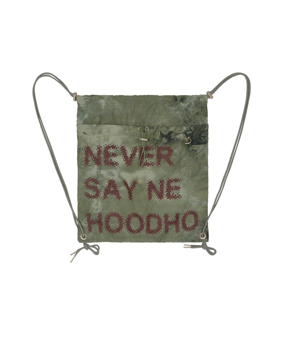 후드후드(HOODHOOD) NEVER SAY NEVER 스트링백 그린