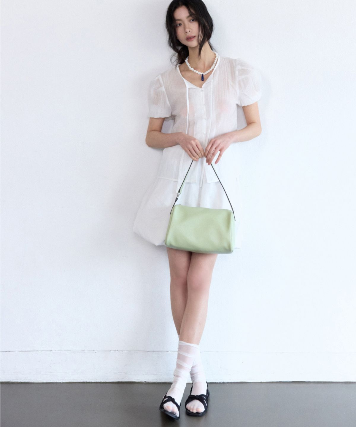 노이쉬(NOISCHE) Sageé Bag / 세이지 백 MINT