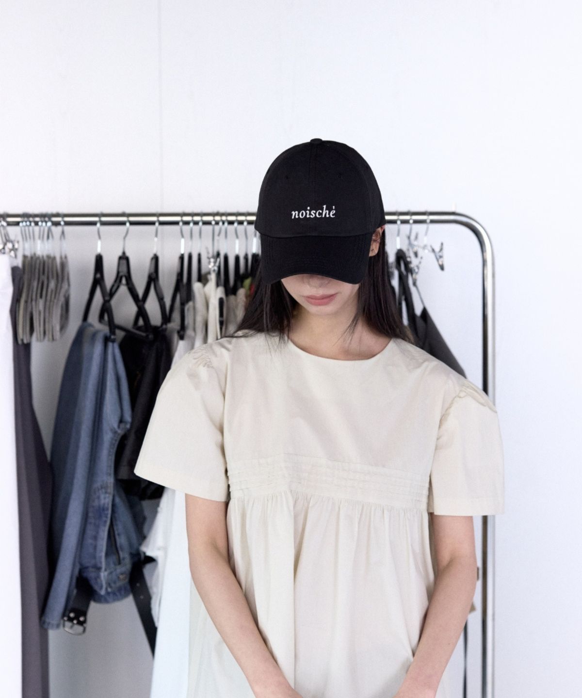 노이쉬(NOISCHE) N Haze Cap – / N 헤이즈 캡 BLACK