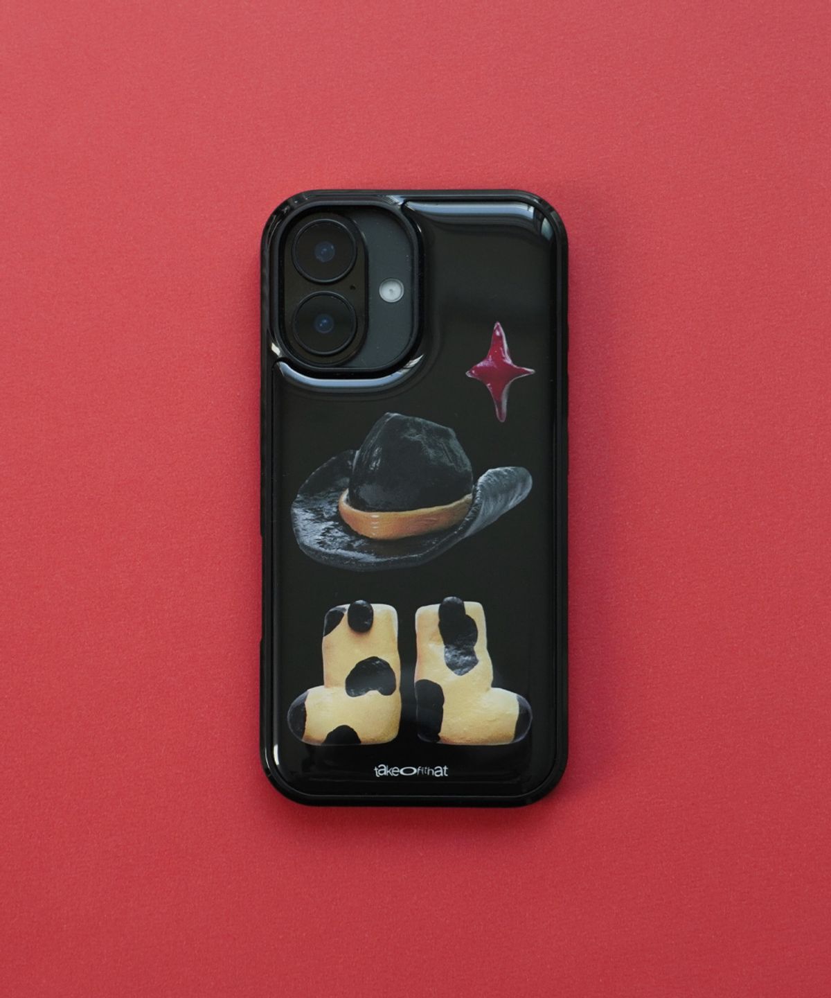 테이크오프댓(TAKEOFFTHAT) fortune cowboy case (black)