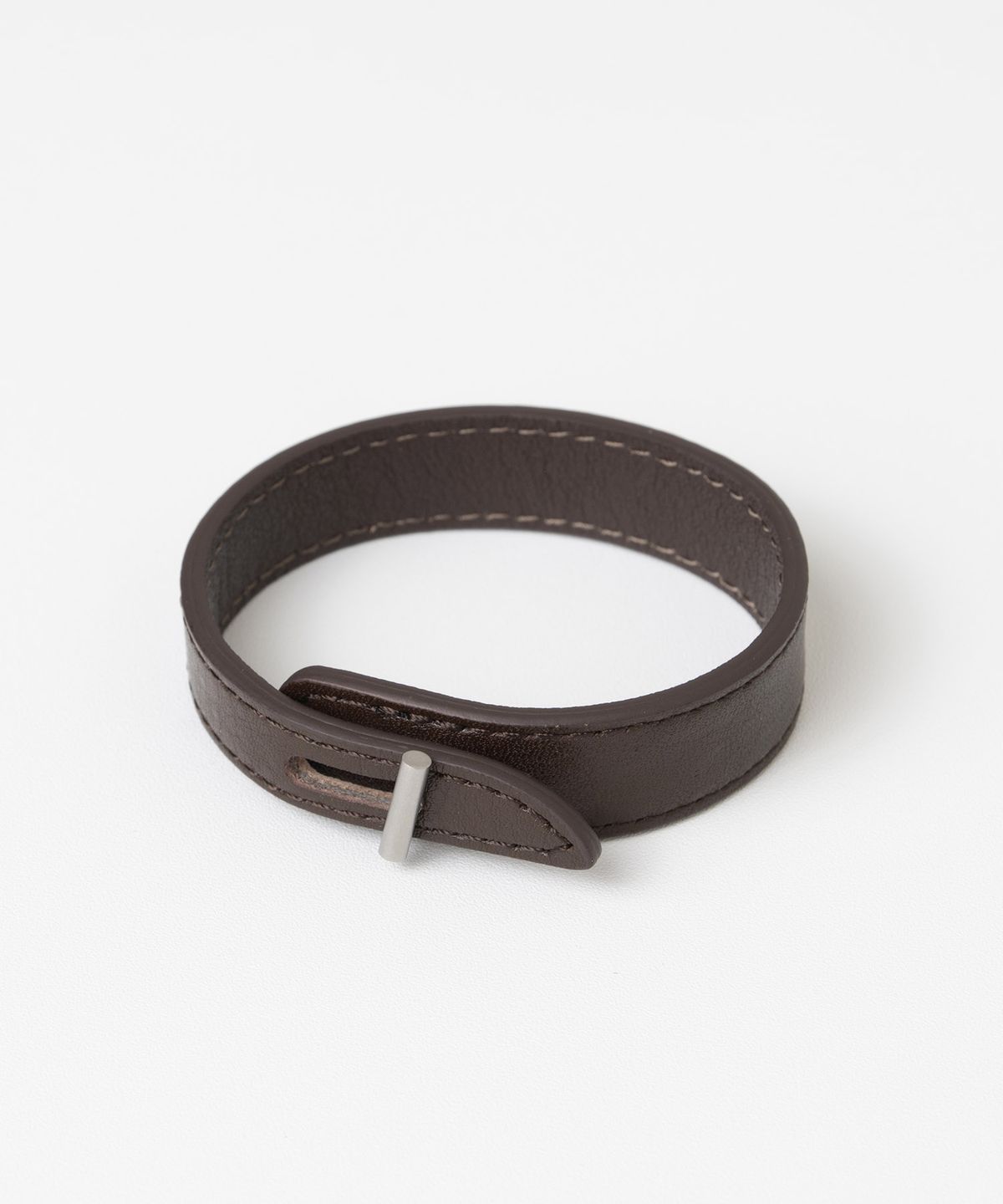 밀로 아카이브(MILLO ARCHIVE) 치제 레더 브레이슬릿 [브라운]
