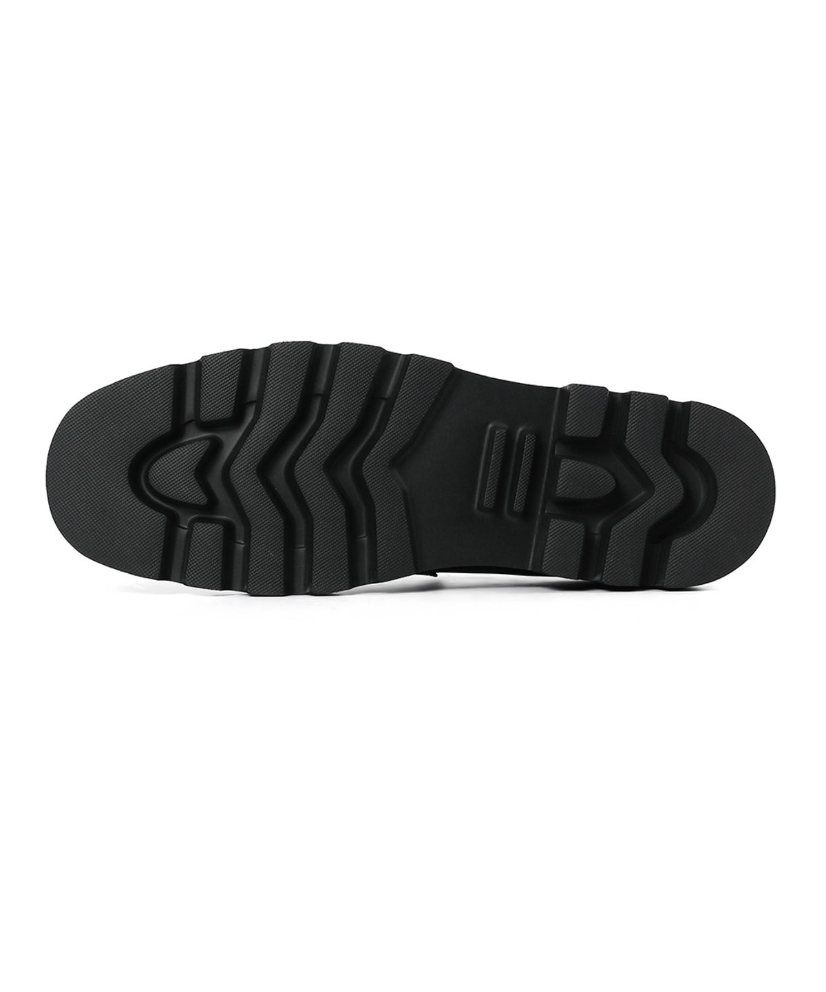 멜로스(MELLOS) 4.5CM 청키솔 로퍼 블랙-핸드메이드