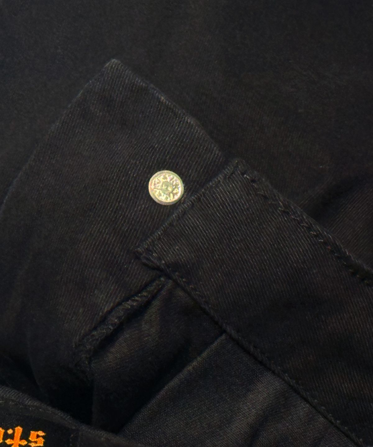 스티그마(STIGMA) WASHED TAPERED PANTS BLACK