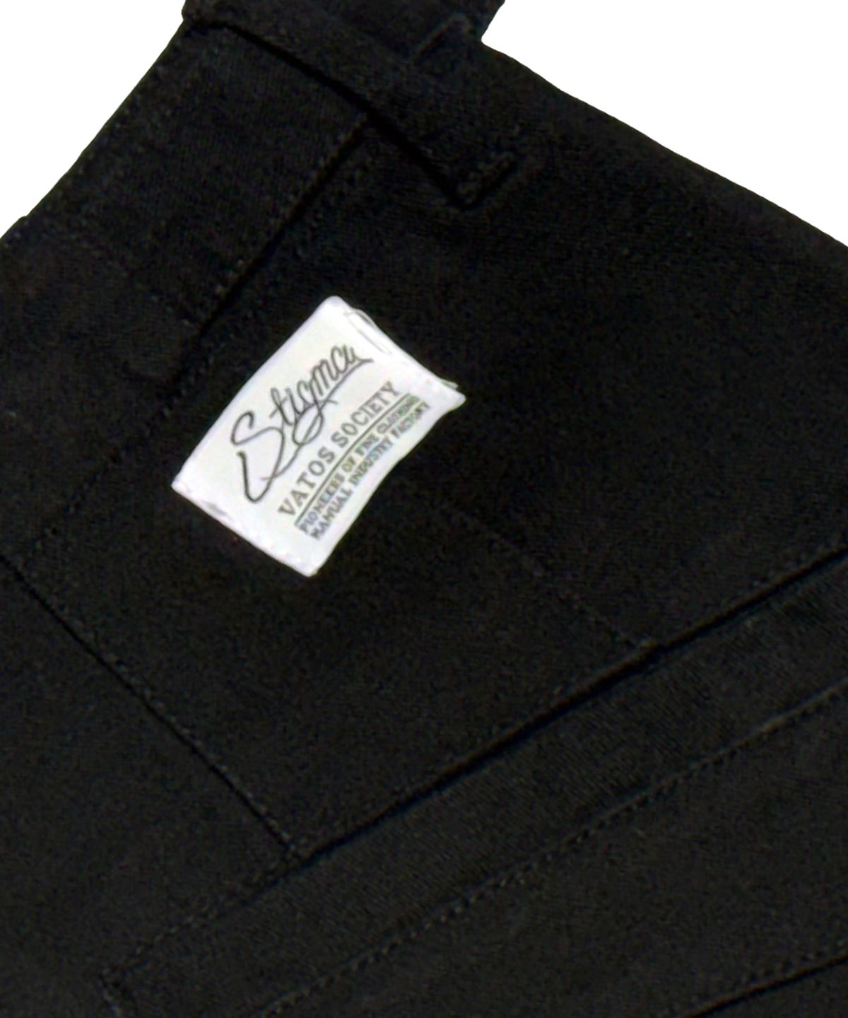 스티그마(STIGMA) WASHED TAPERED PANTS BLACK