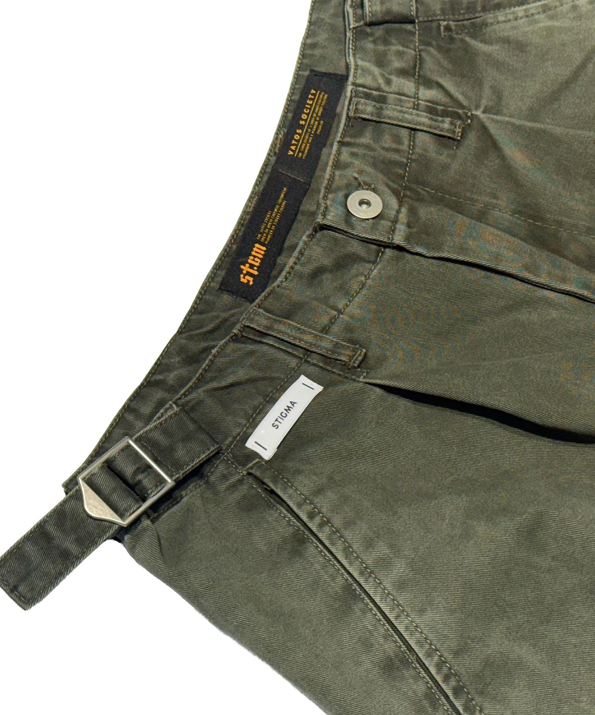 스티그마(STIGMA) WASHED TAPERED PANTS KHAKI