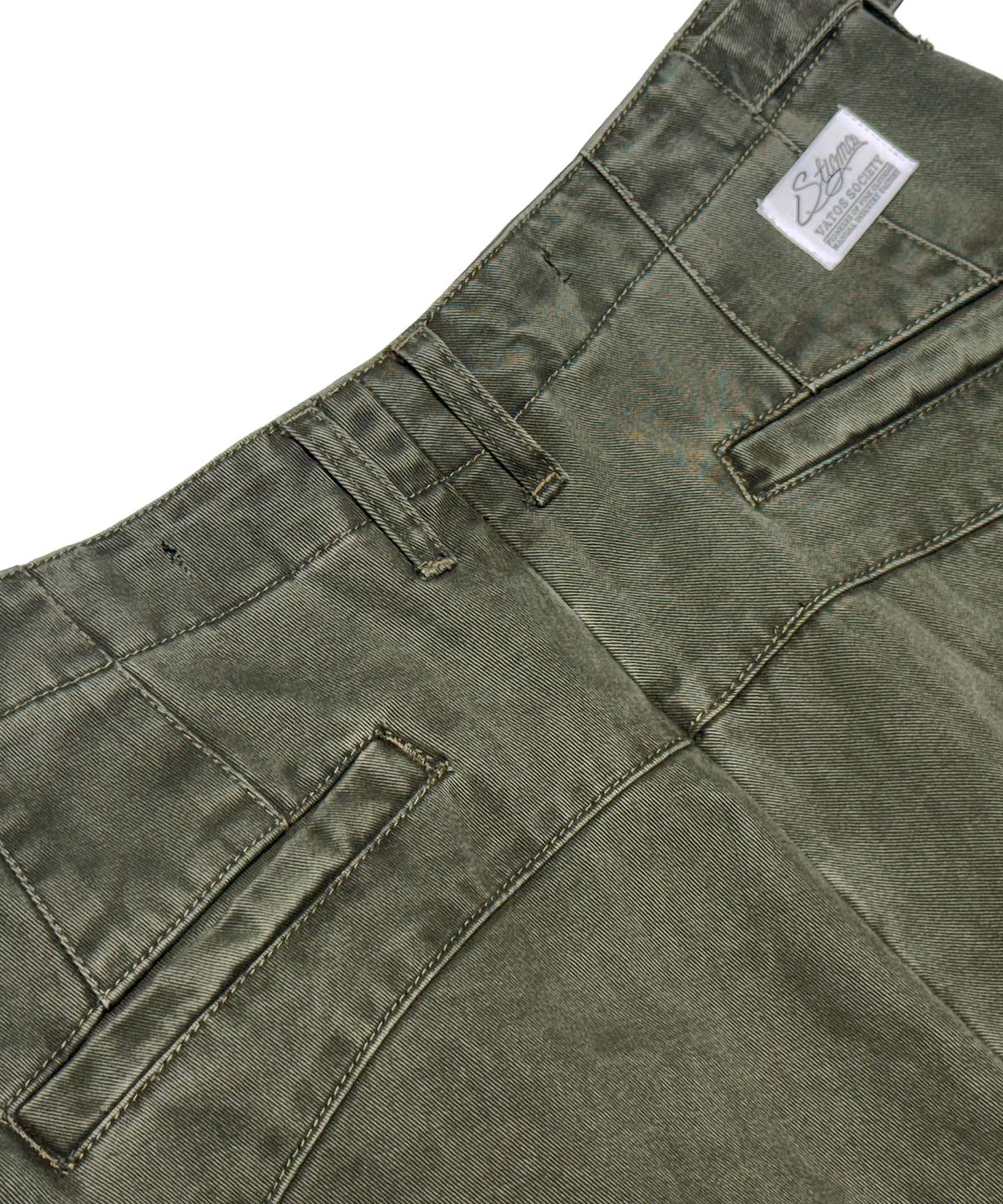 스티그마(STIGMA) WASHED TAPERED PANTS KHAKI