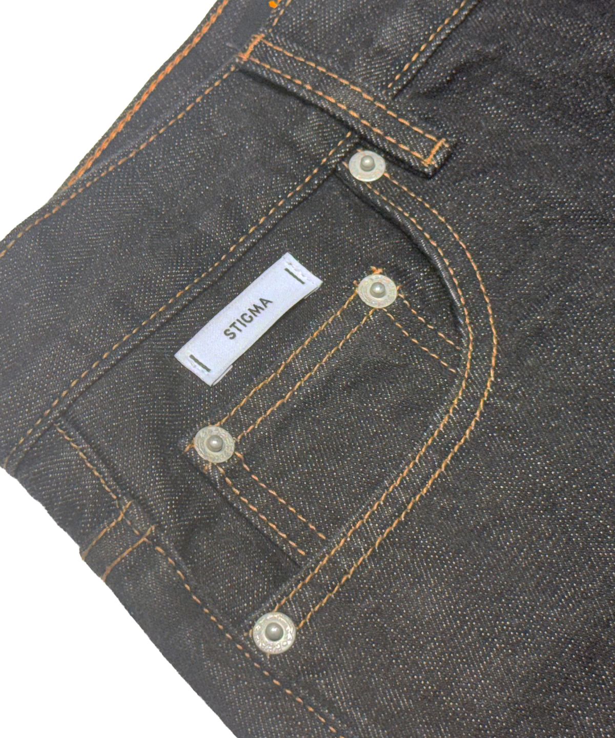 스티그마(STIGMA) SALVAGE DENIM PANTS RAW
