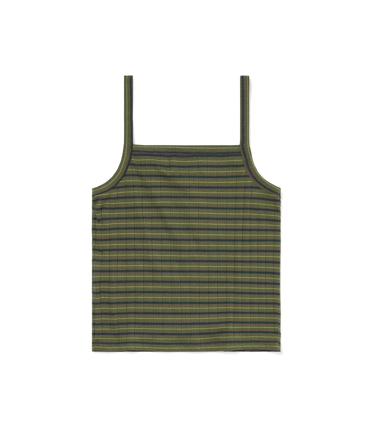 디스이즈네버댓(THISISNEVERTHAT) Sleeveless Striped W Top Green