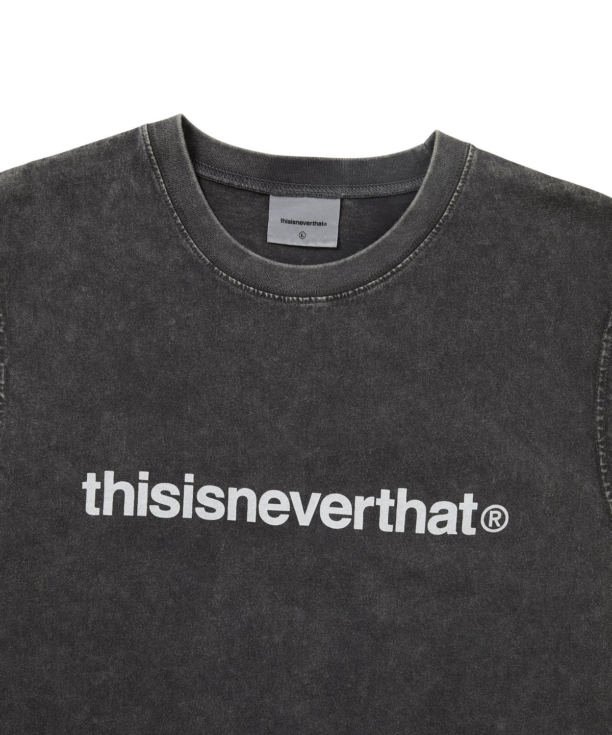 디스이즈네버댓(THISISNEVERTHAT) T-Logo Sleeveless Shadow Grey