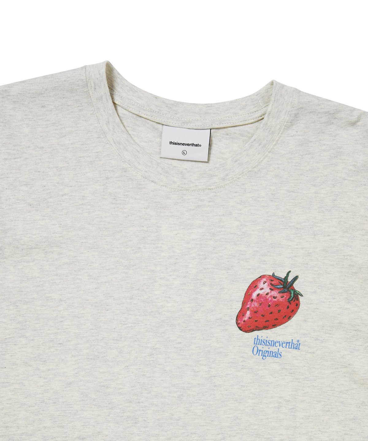 디스이즈네버댓(THISISNEVERTHAT) Strawberry Tee Oatmeal