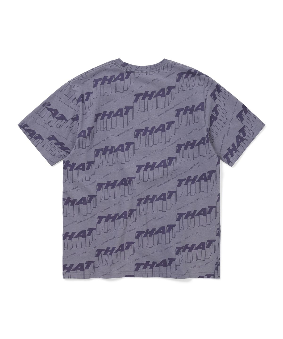 디스이즈네버댓(THISISNEVERTHAT) Stacked THAT Tee Purple Grey