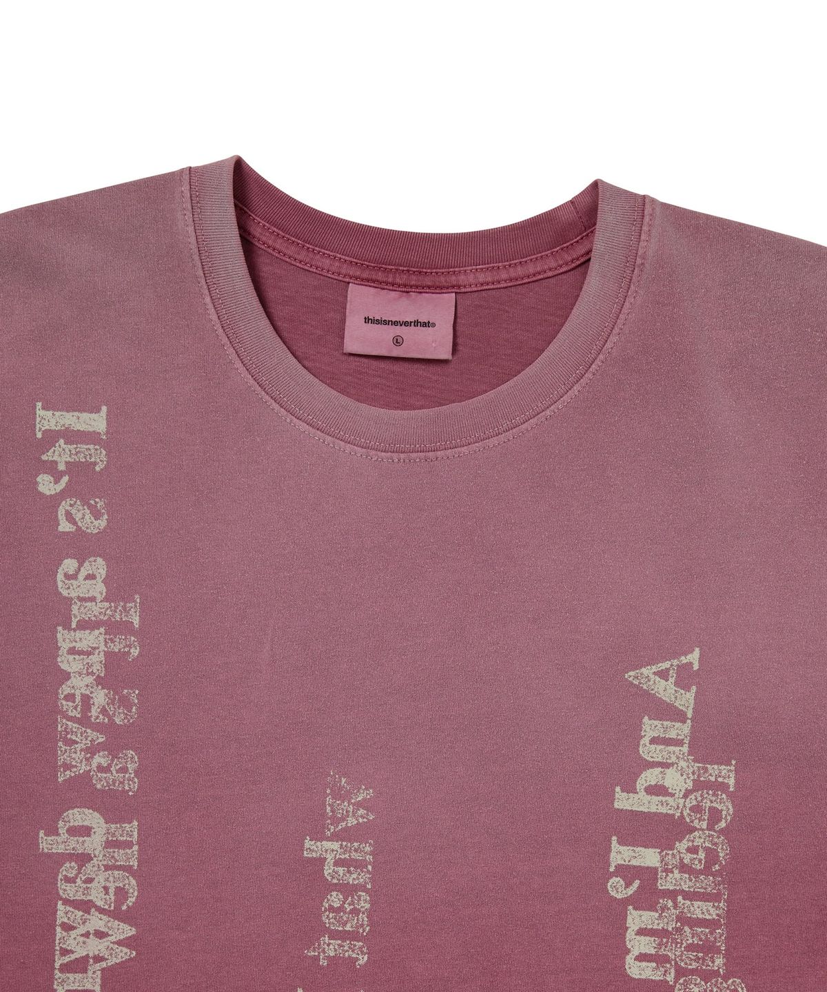 디스이즈네버댓(THISISNEVERTHAT) Lyrics Tee Dried Rose