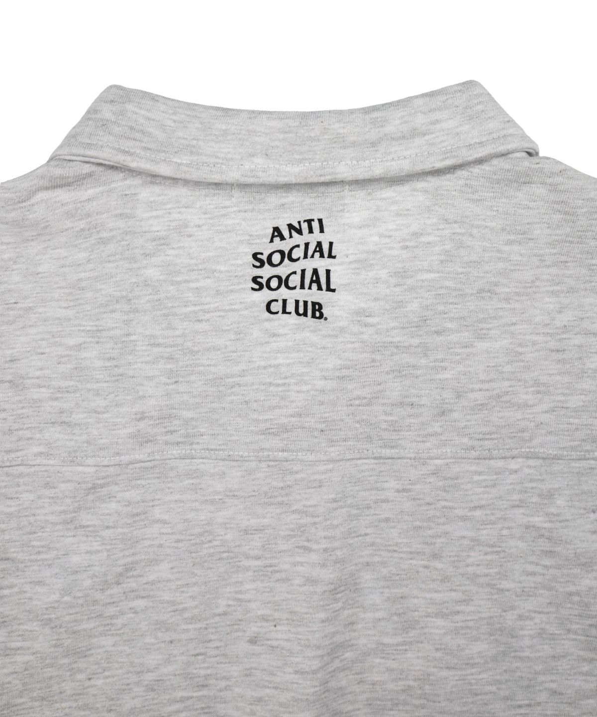 안티 소셜 소셜 클럽(ANTI SOCIAL SOCIAL CLUB) 오지 로고 하프 집 -  헤더 그레이