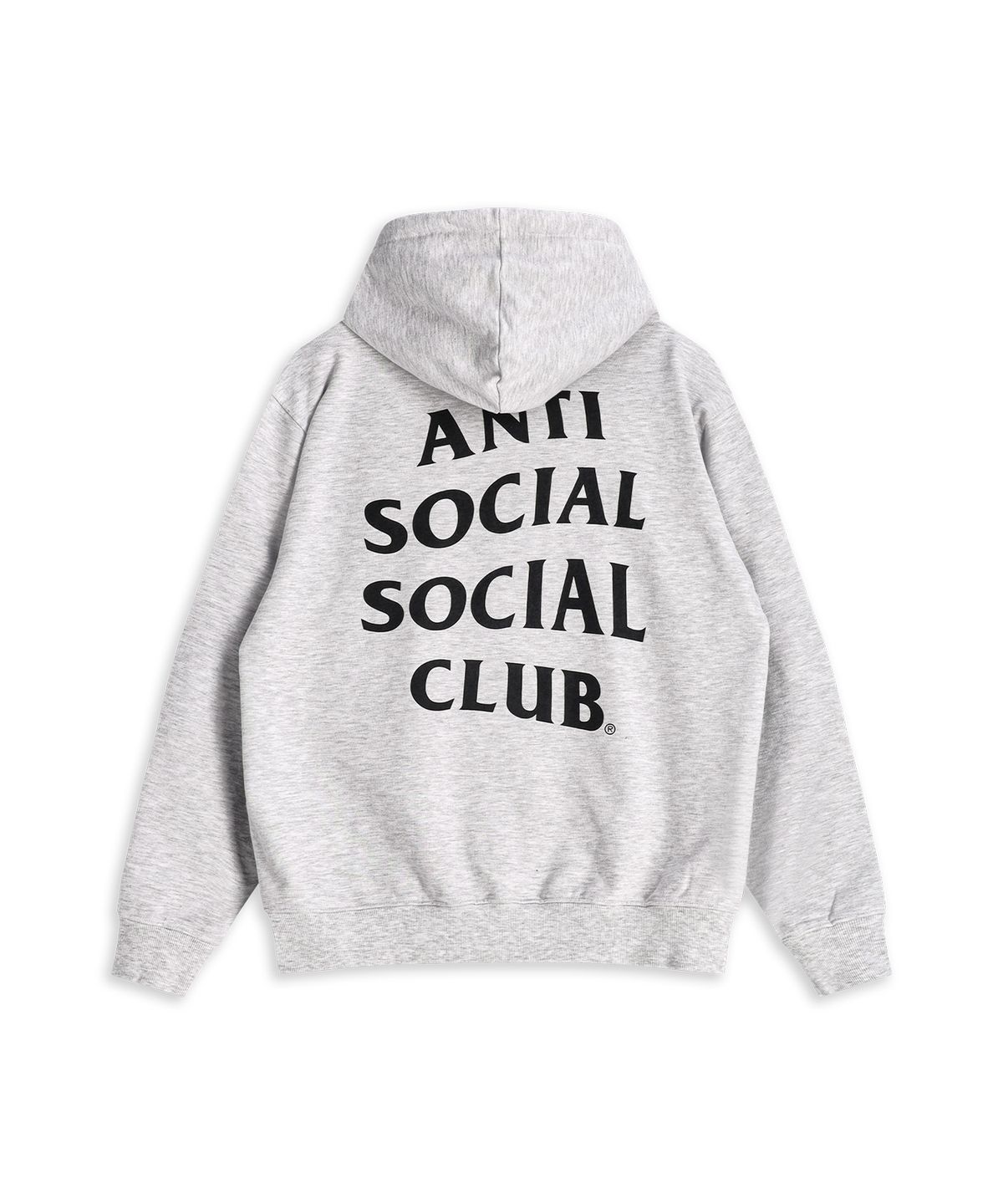 안티 소셜 소셜 클럽(ANTI SOCIAL SOCIAL CLUB) 오지 로고 후드 집 - 헤더 그레이
