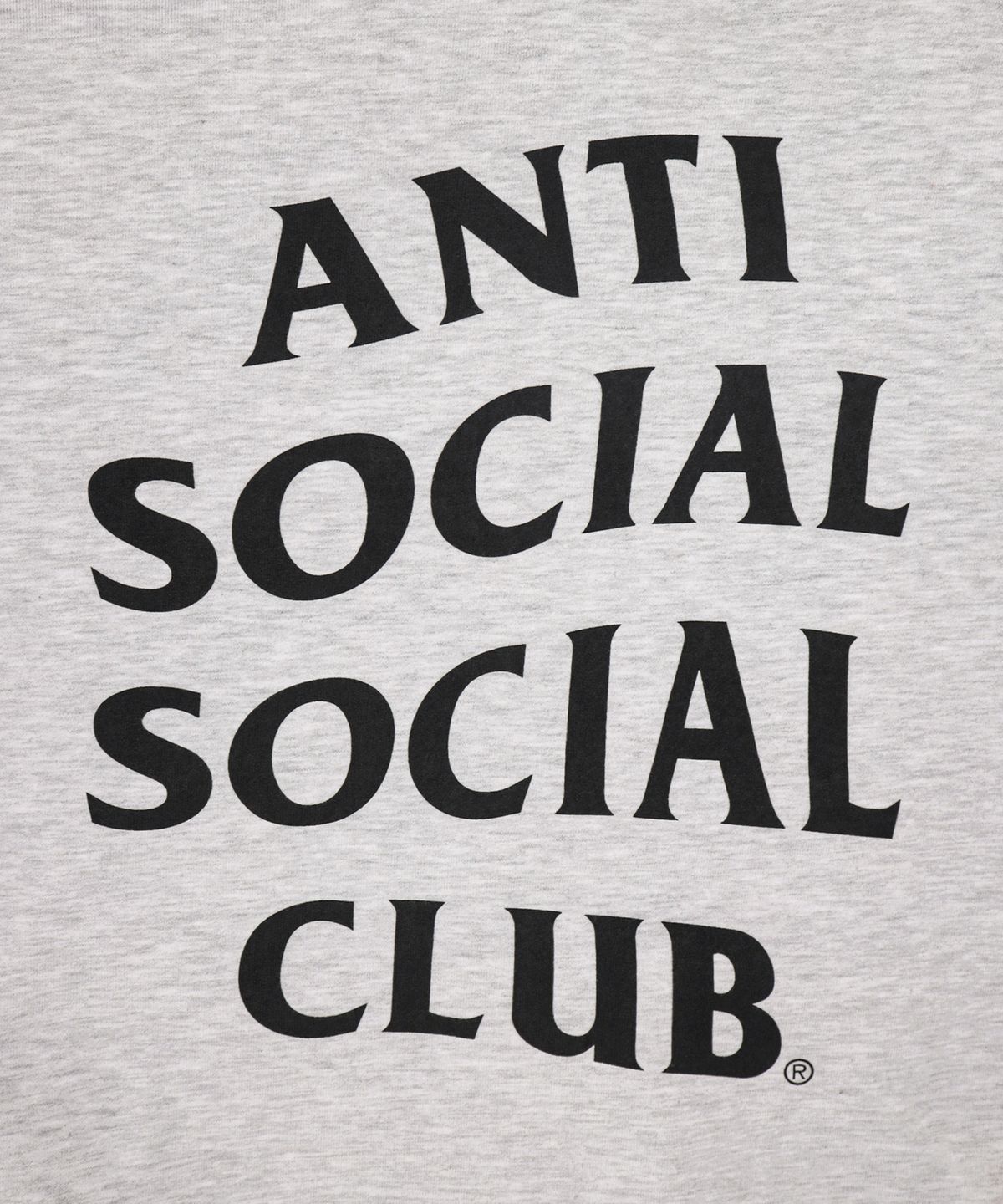 안티 소셜 소셜 클럽(ANTI SOCIAL SOCIAL CLUB) 오지 로고 후드 집 - 헤더 그레이