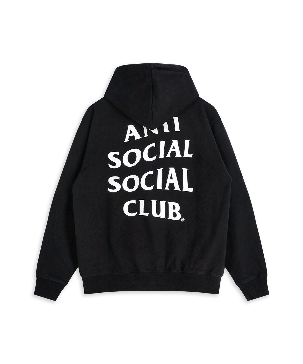 안티 소셜 소셜 클럽(ANTI SOCIAL SOCIAL CLUB) 오지 로고 후드 집 - 블랙