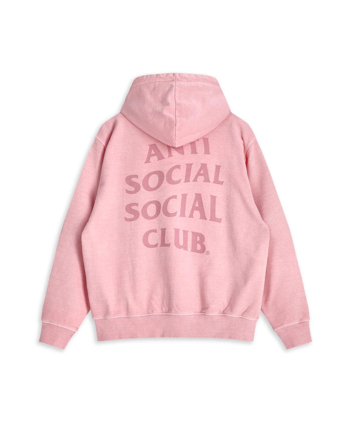 안티 소셜 소셜 클럽(ANTI SOCIAL SOCIAL CLUB) 오지 로고 후드 집 - 핑크