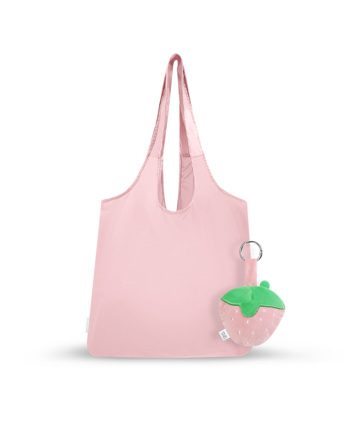 굿토드즈(GOODTOTES) 키링 에코백 리유저블 플러시백 (Strawberry)