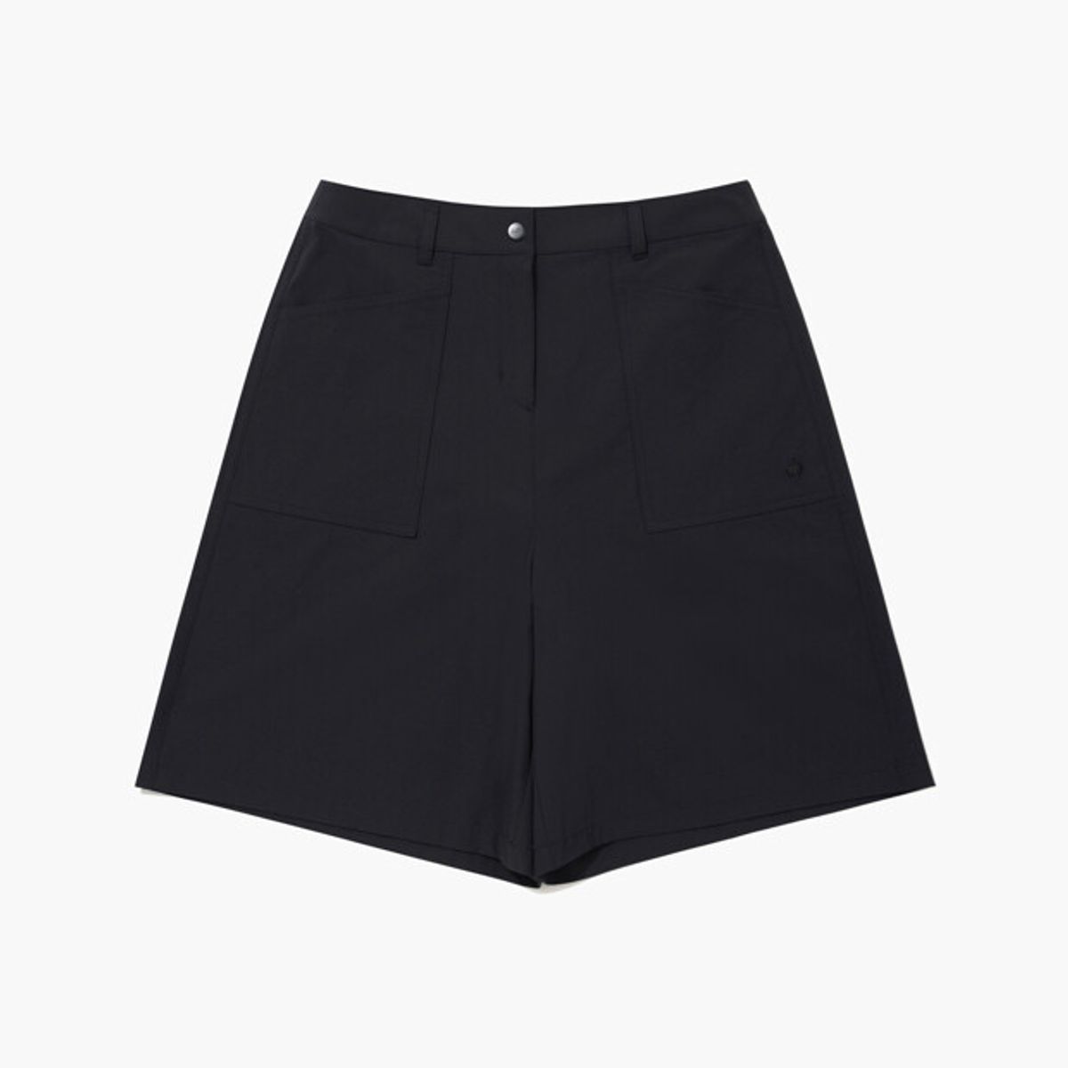 르꼬끄 골프(LECOQ GOLF) 여성 밴딩 5부 버뮤다 팬츠 _BLCK GR222LSP41