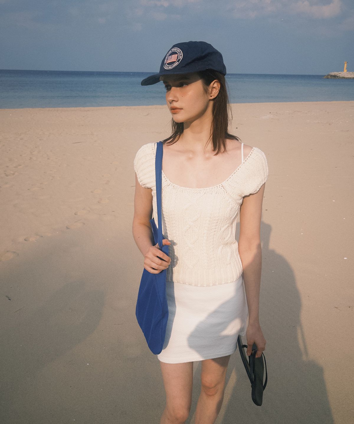 108파운드(108POUND) Bloom Knit Top_Ivory