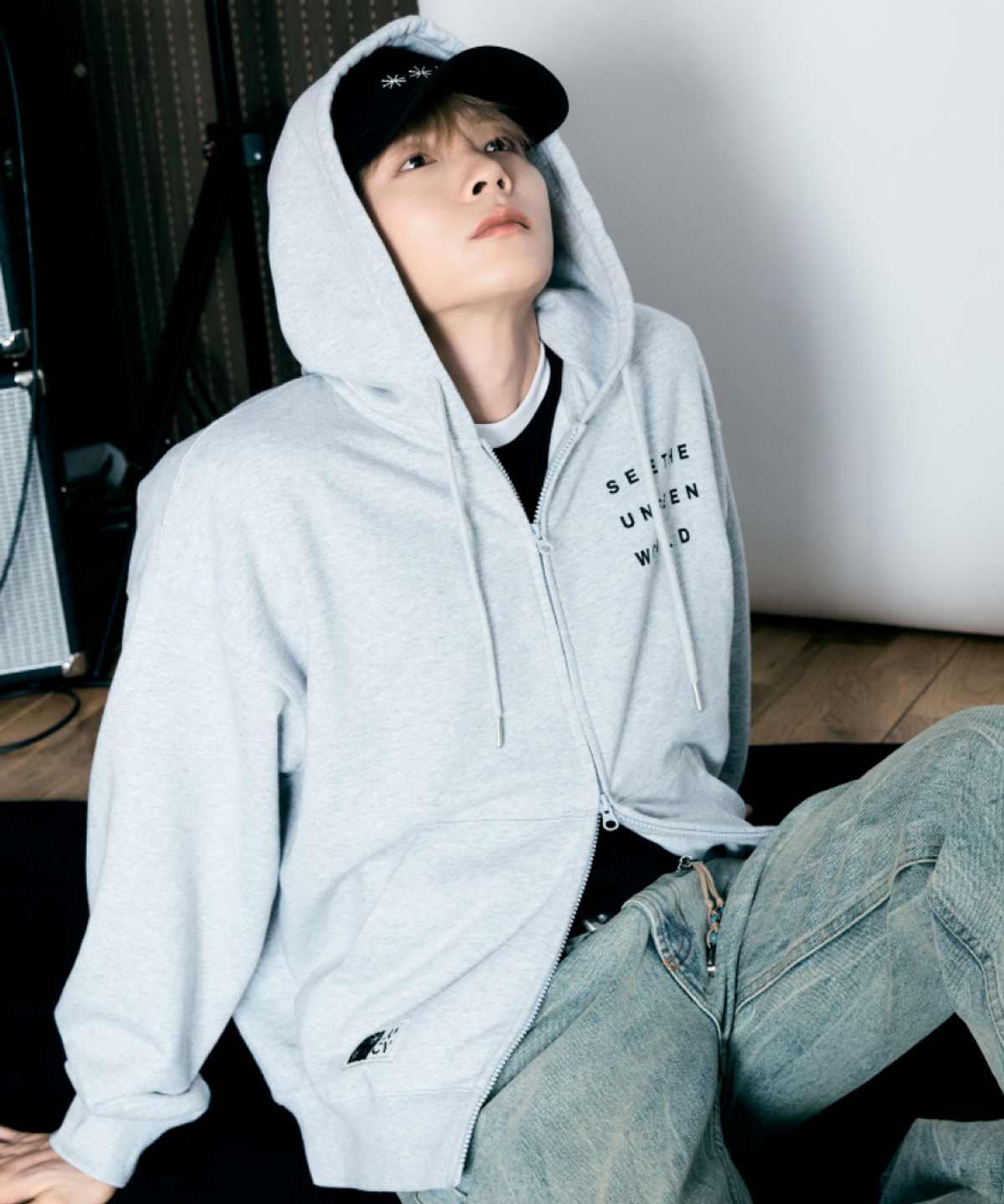 스파오(SPAO) [LUCY] 후드 집업(GRAY)_SPMZG37U03