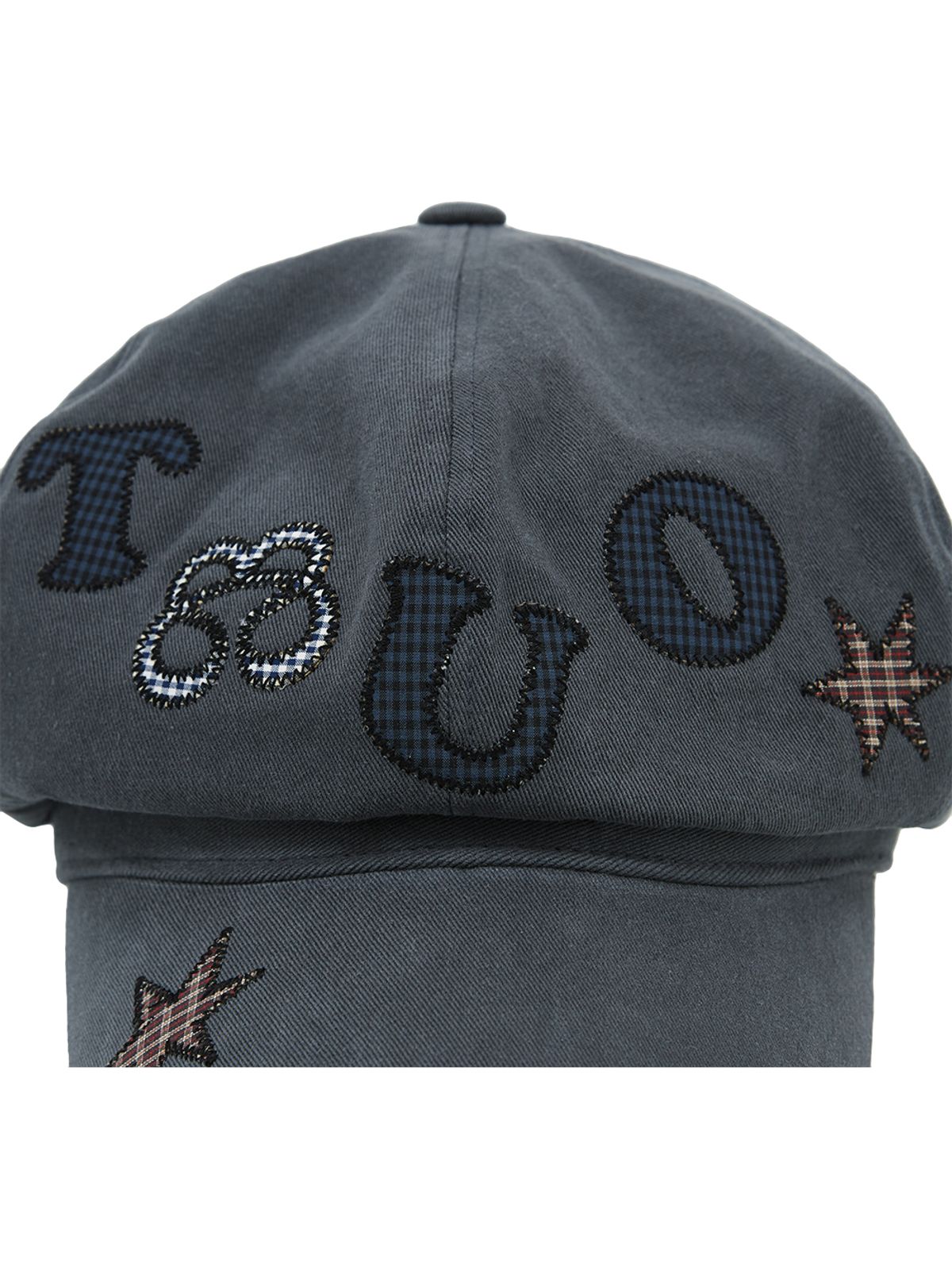 뚜오미오(TUOMIO) LOGO GRAPHIC NEWSBOY CAP [CHARCOAL]