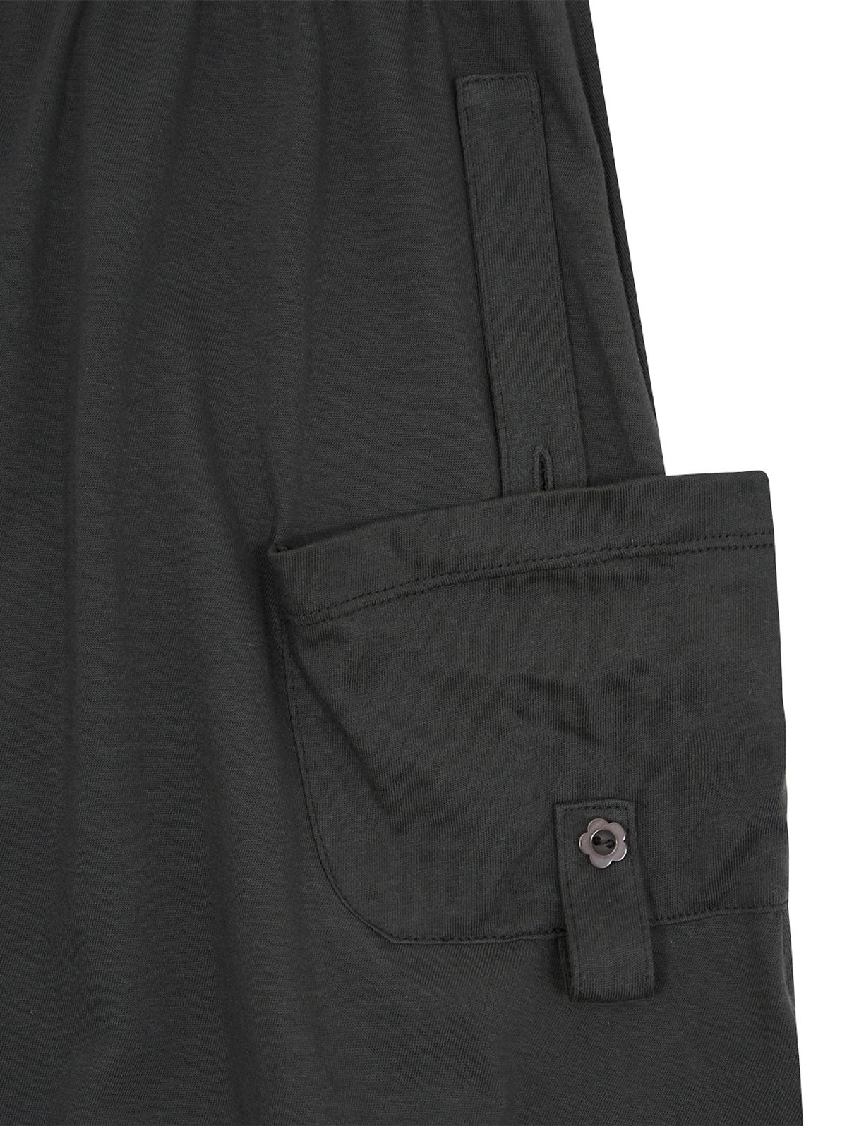뚜오미오(TUOMIO) SHIRRED POCKET TOP [CHARCOAL]