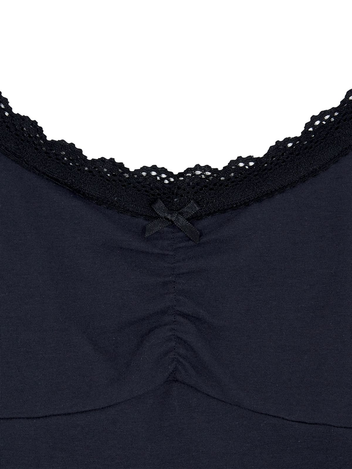 뚜오미오(TUOMIO) SCARF FRILL SLEEVELESS [NAVY]