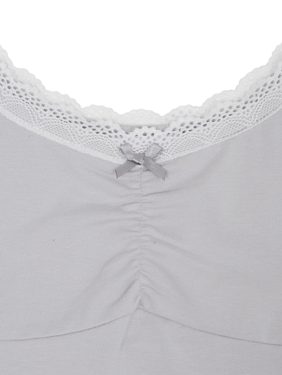 뚜오미오(TUOMIO) SCARF FRILL SLEEVELESS [LIGHT GREY]