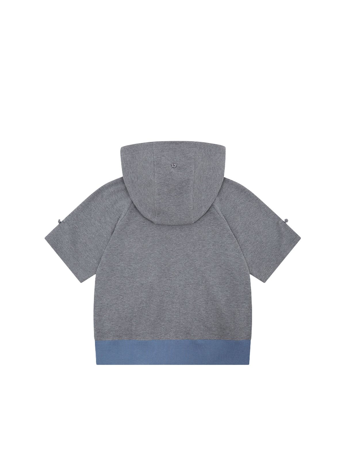 뚜오미오(TUOMIO) ROLLING HOODED ZIP-UP [CHARCOAL]