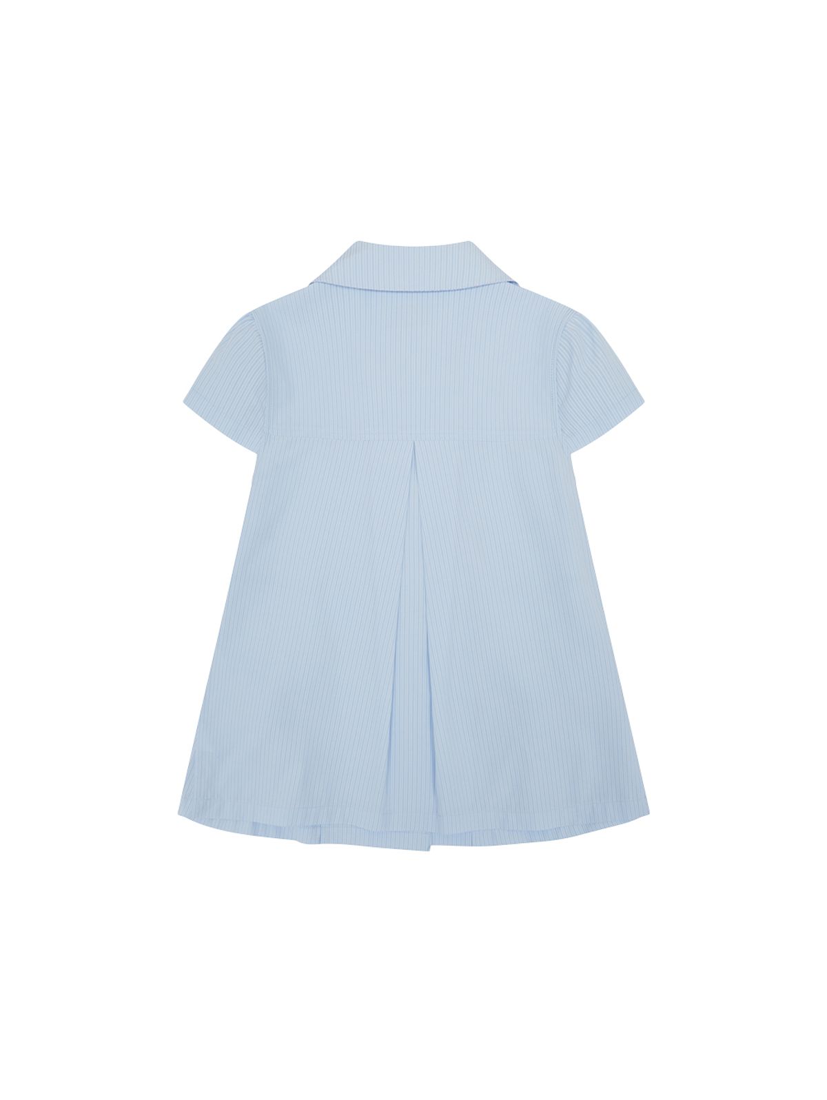 뚜오미오(TUOMIO) ROUND COLLAR HALF JACKET [BABY BLUE]