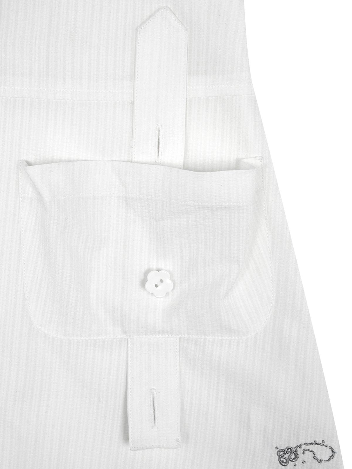 뚜오미오(TUOMIO) ROUND COLLAR HALF JACKET [WHITE]