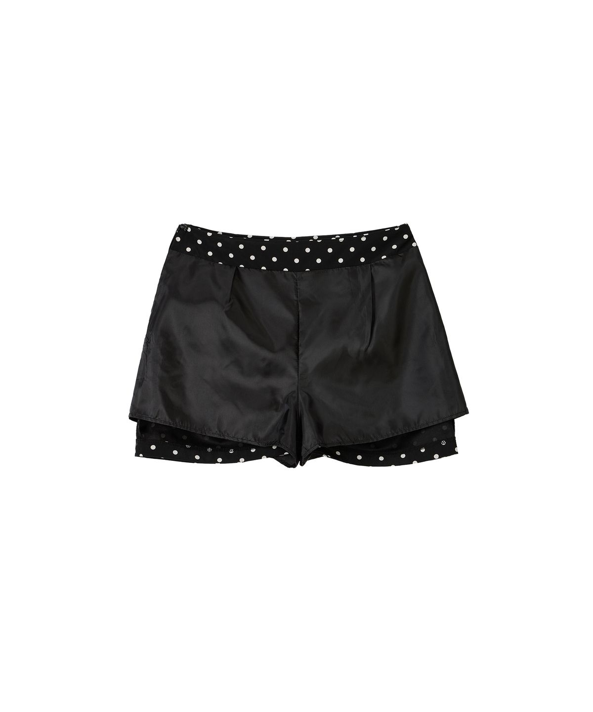 살롱 드 욘(SALON DE YOHN) Dot Mini Skirt_ Black