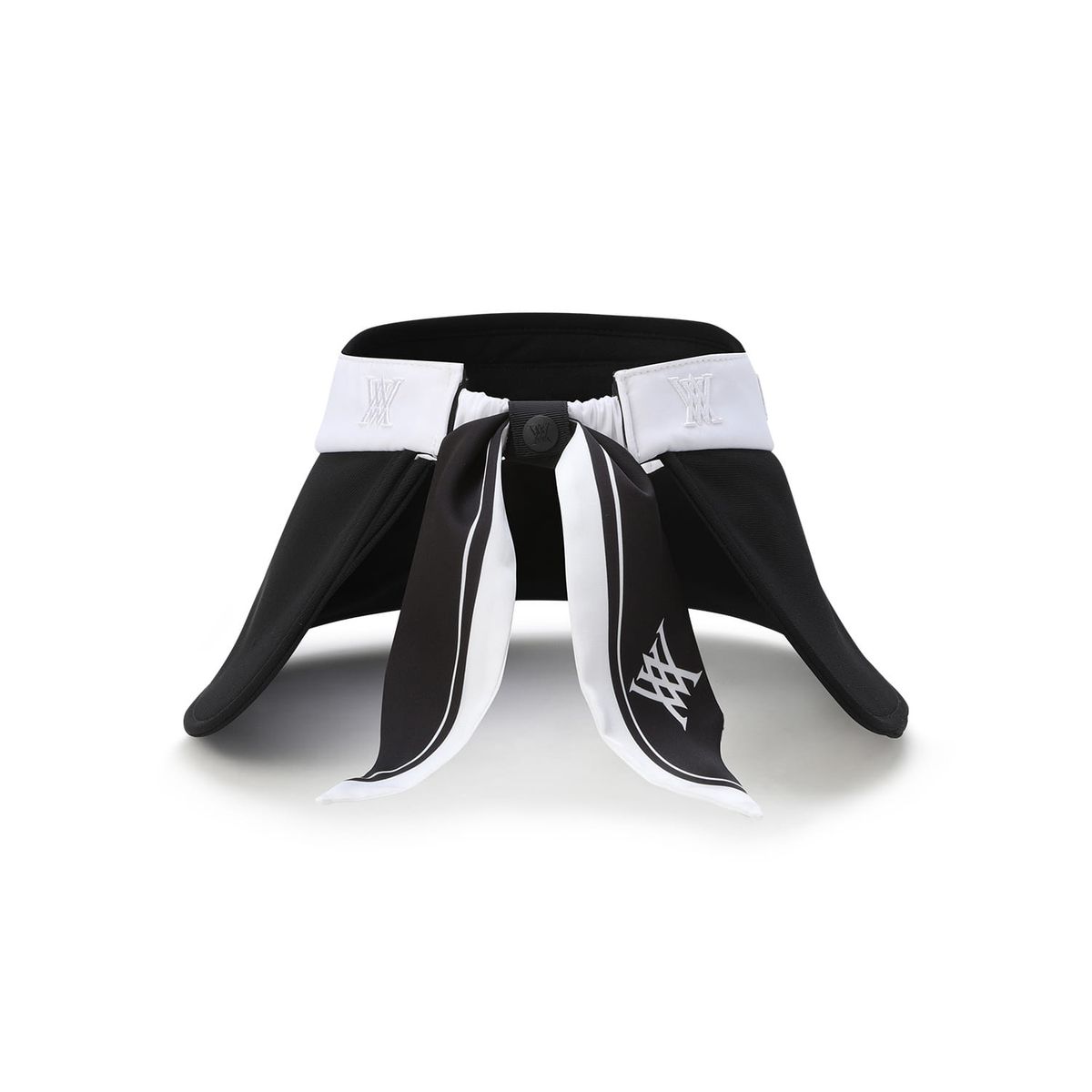 어뉴골프(ANEW GOLF) WOMEN SCARF BONNET VISOR_BK