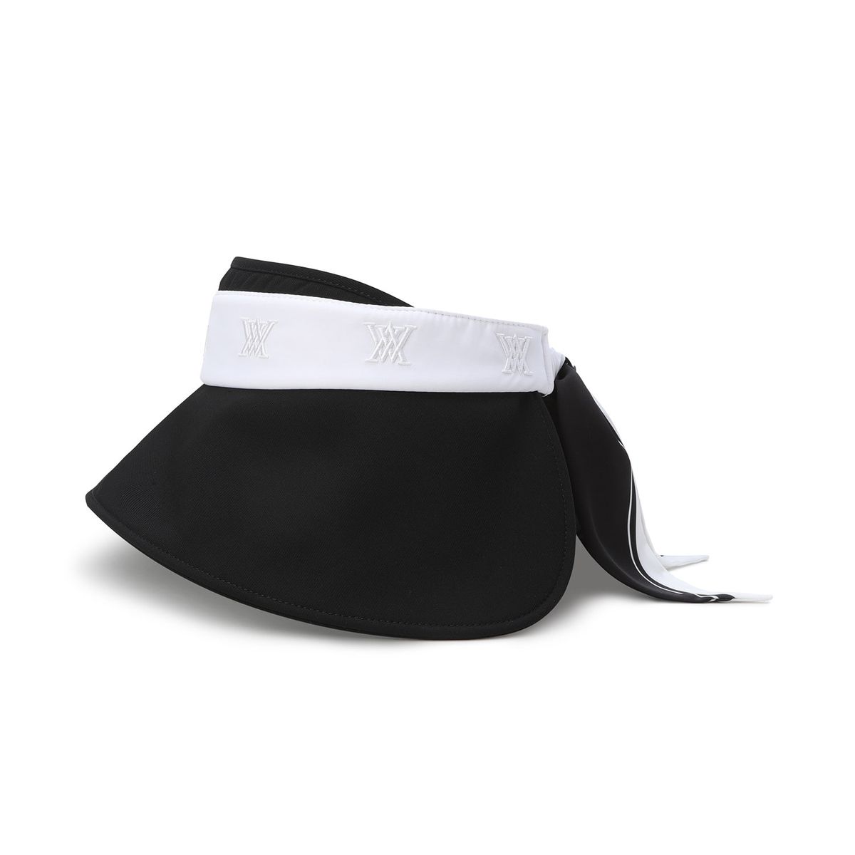 어뉴골프(ANEW GOLF) WOMEN SCARF BONNET VISOR_BK