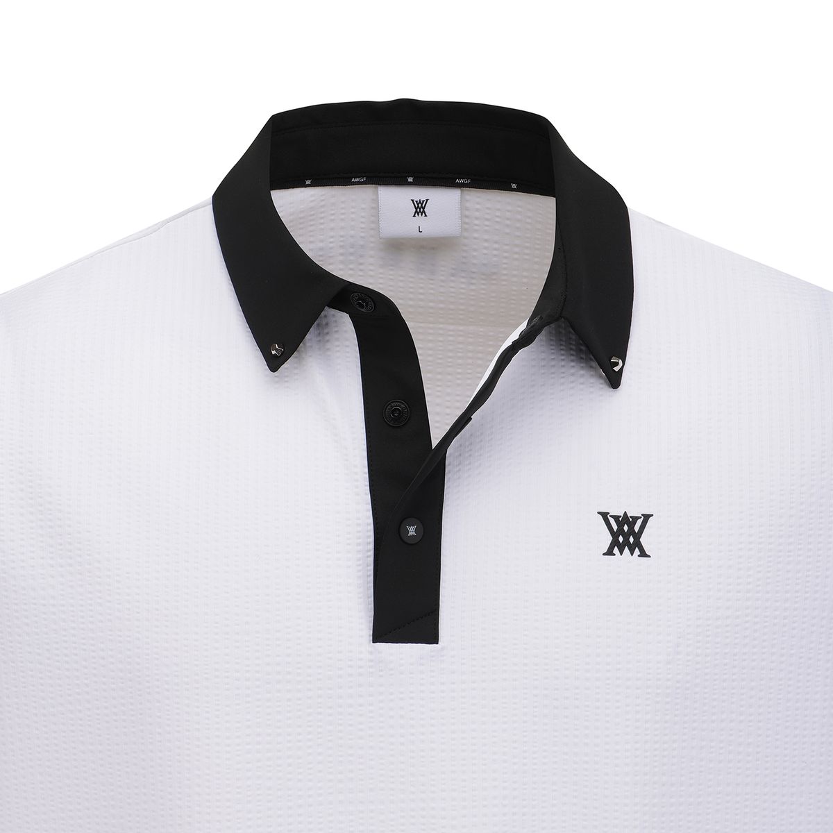 어뉴골프(ANEW GOLF) MEN BACK CONTRAST T-SHIRT_WH