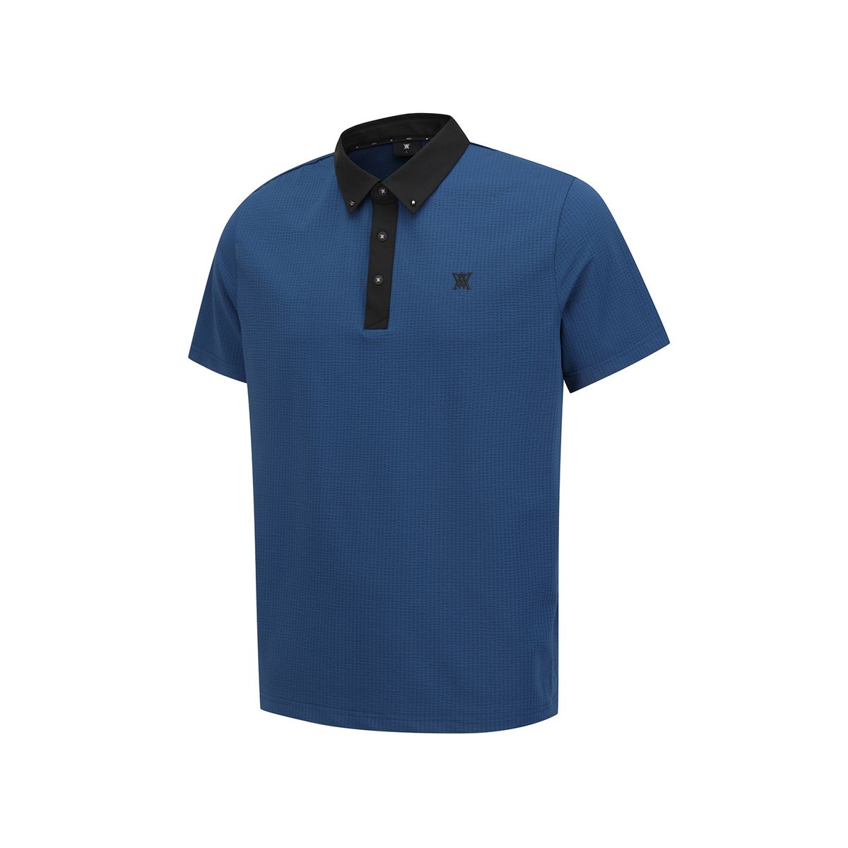 어뉴골프(ANEW GOLF) MEN BACK CONTRAST T-SHIRT_BL