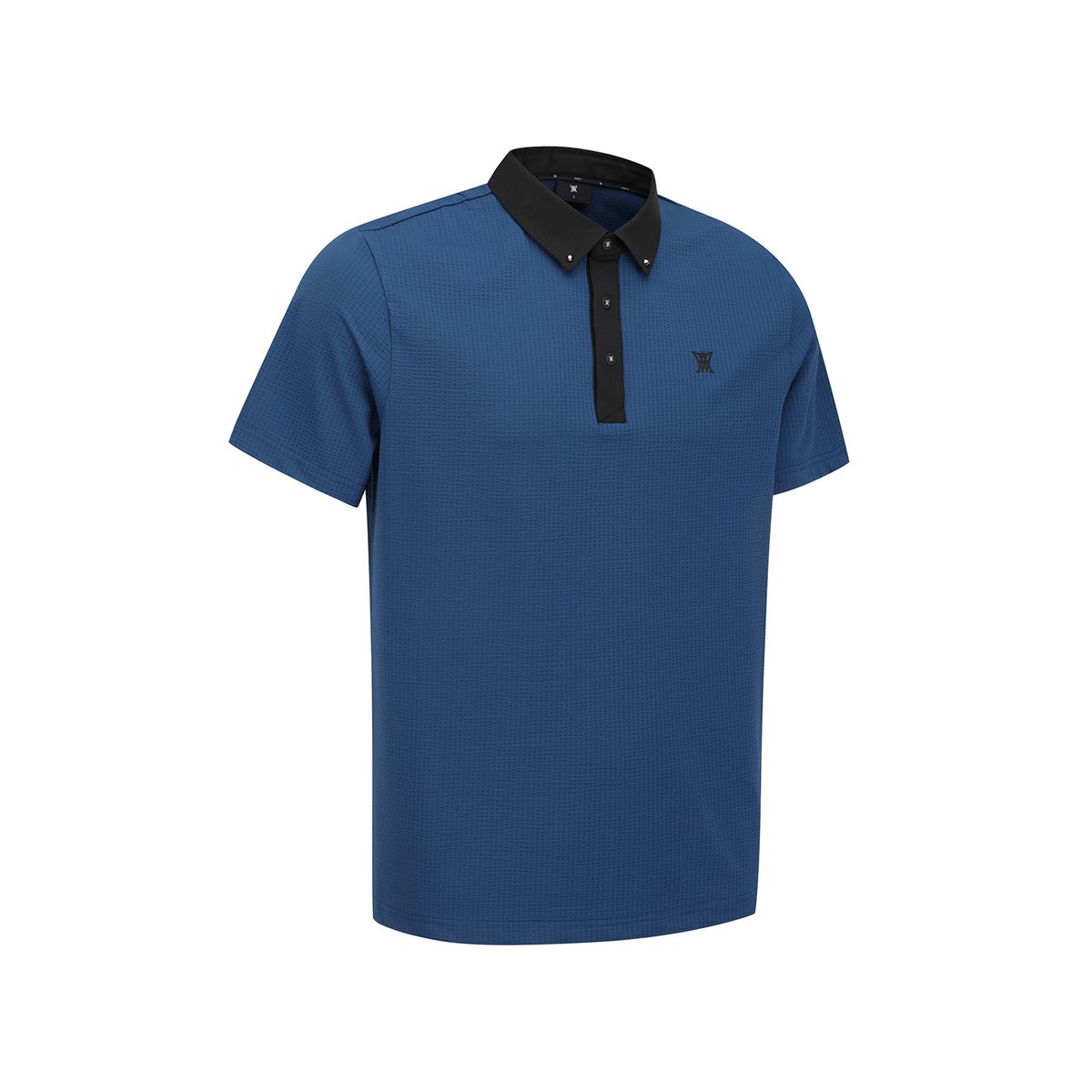 어뉴골프(ANEW GOLF) MEN BACK CONTRAST T-SHIRT_BL