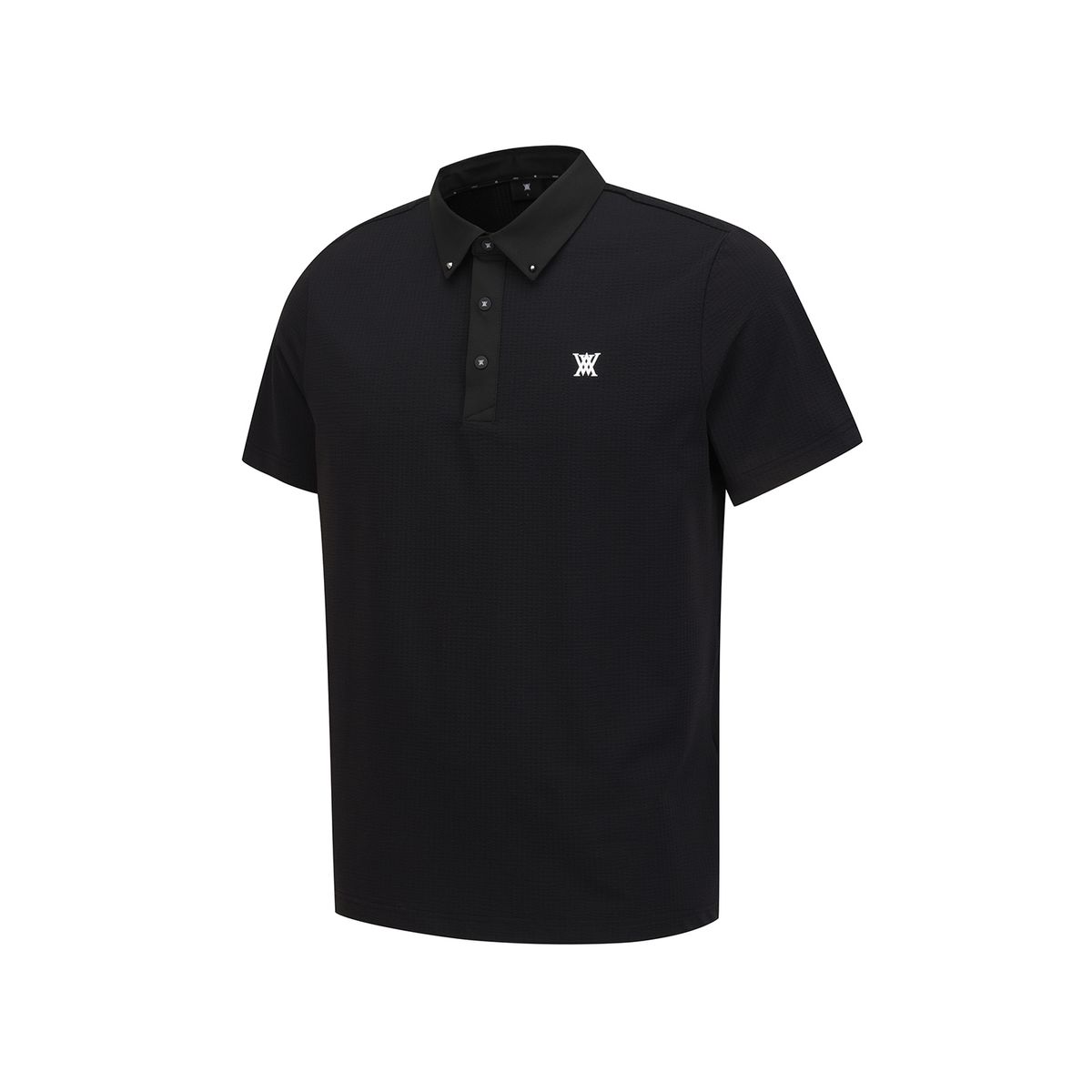 어뉴골프(ANEW GOLF) MEN BACK CONTRAST T-SHIRT_BK