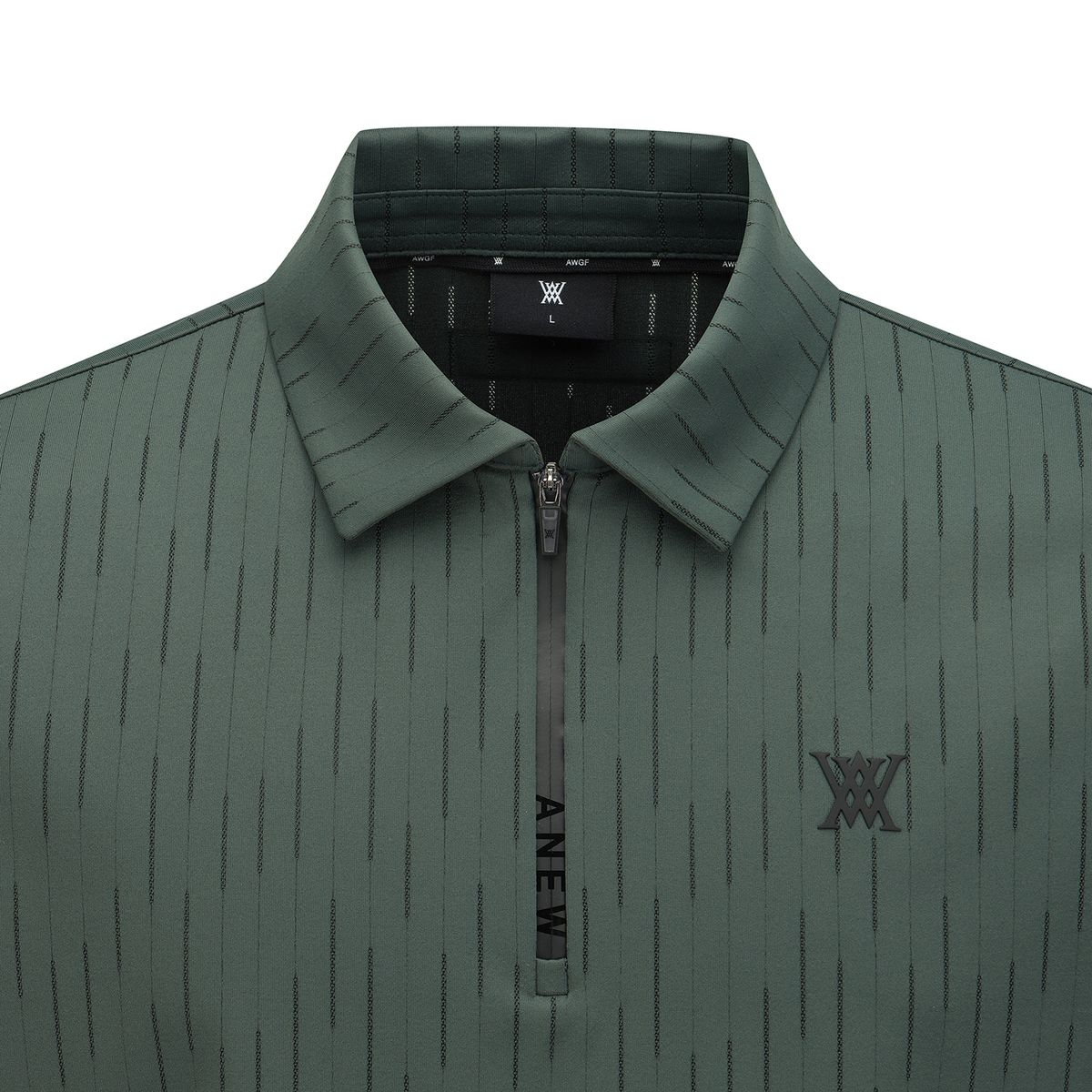 어뉴골프(ANEW GOLF) MEN SOLID HALF ZIP T-SHIRT_DN